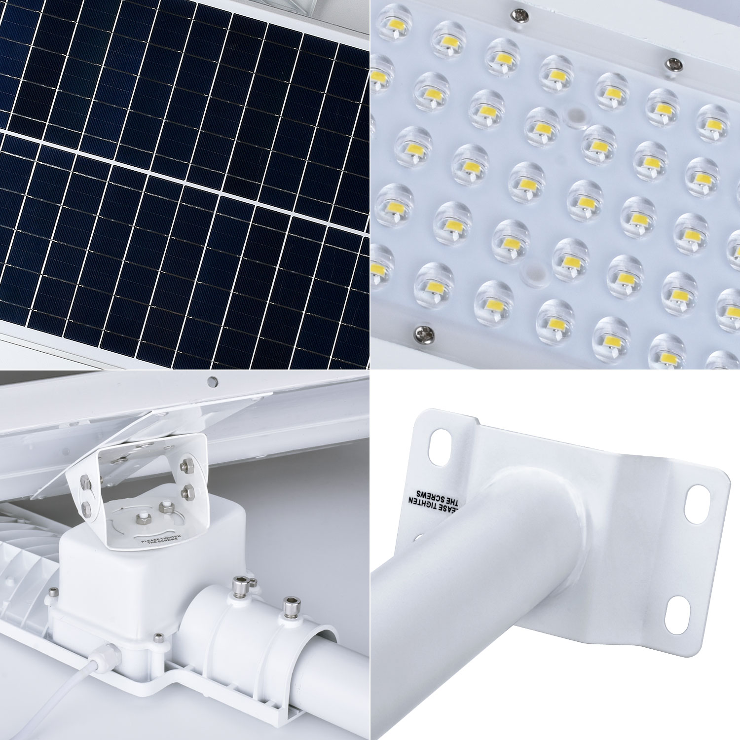 Luz de calle de panel solar LED de 1000Lm con calidad alta y estable