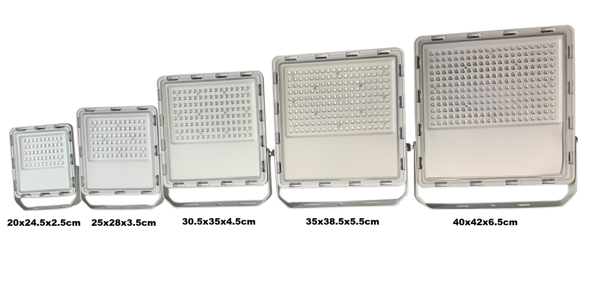 Luz de inundación LED Solor de 6000 lm con diseño impermeable y especial